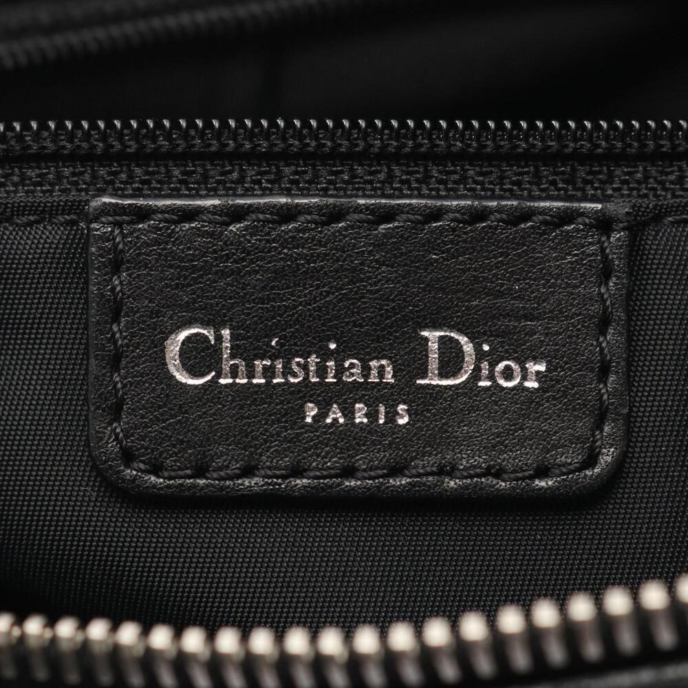 CHRISTIAN DIOR Black Leather Trotter Shoulder Bag - Picture 4 of 10